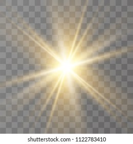 Light flare special effect. Illustration.