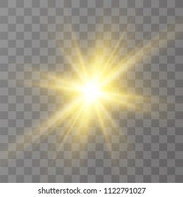 Light flare special effect. Illustration.