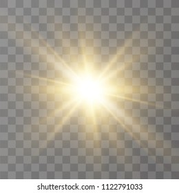 Light flare special effect. Illustration.