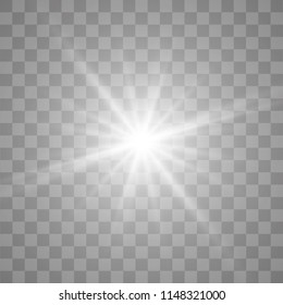 Light flare special effect. Illustration.