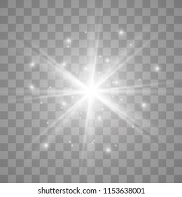 Light flare special effect. Illustration