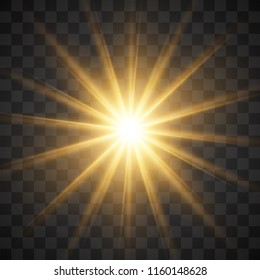 Light flare special effect. Illustration.