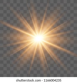 Light flare special effect. Illustration.