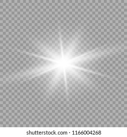 Light flare special effect. Illustration.