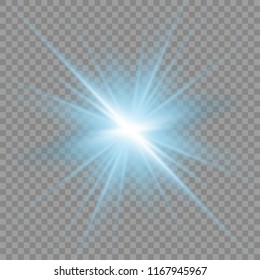 Light flare special effect. Illustration.