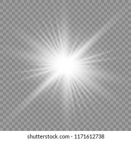 Light flare special effect. Illustration.