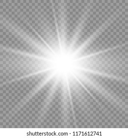 Light flare special effect. Illustration.