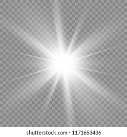 Light flare special effect. Illustration.