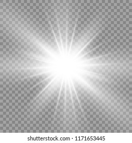 Light flare special effect. Illustration.