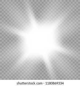 Light flare special effect. Illustration.