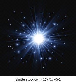 Light flare special effect. Illustration.