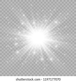 Light flare special effect. Illustration.