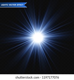 Light flare special effect. Illustration.