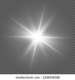 Light flare special effect. Illustration.
