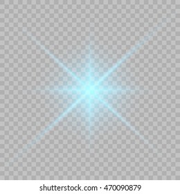 Light flare special effect. Illustration.