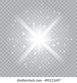 Light flare special effect. Illustration.