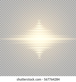 Light flare special effect. Illustration.
