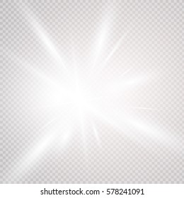 Light flare special effect. Illustration.