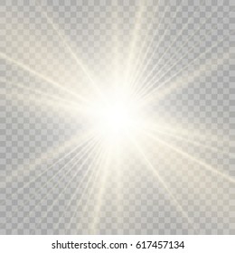 Light flare special effect. Illustration.
