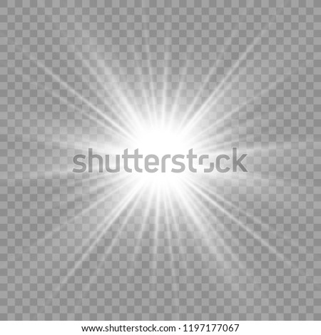 Light flare special effect. Illustration.