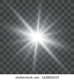 Light flare special effect. vector illustration.	