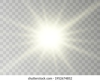 Light flare special effect. vector illustration.