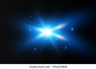 Light flare special effect. vector illustration.