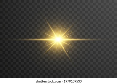 Light flare special effect. vector illustration.
