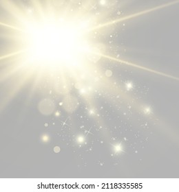 Light flare special effect. vector illustration.	