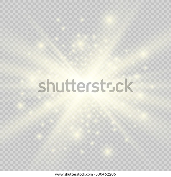 Light Flare Special Effect Vector Illustration Stock Vector (Royalty