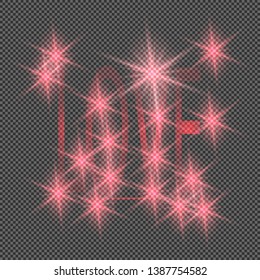 light flare special effect.vector illustration