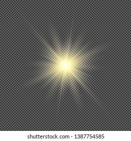 light flare special effect.vector illustration