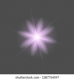 light flare special effect.vector illustration