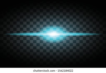 light flare vector transparent. Glowing illustration.