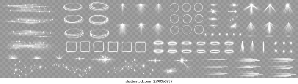 Light flare, white beam glow, sparkling flash, lens sparks. Light effect, star shine, curved beam, glowing arc, spark burst, light vortex, radiance shimmer.