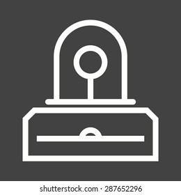 Light, flash, glow icon vector image. Can also be used for construction, interiors and building. Suitable for use on web apps, mobile apps and print media.