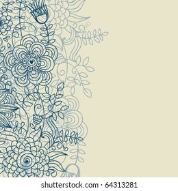 Light floral background