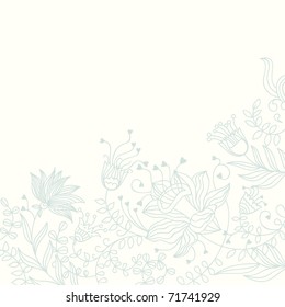 light floral background