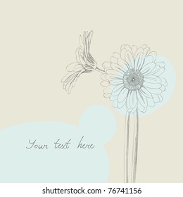 Light floral background