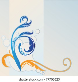 light floral background