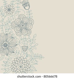 Light floral background