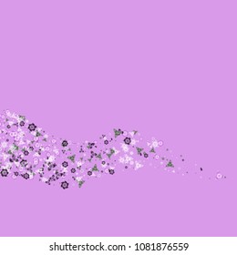 Light floral background. Spring background. Positive mood