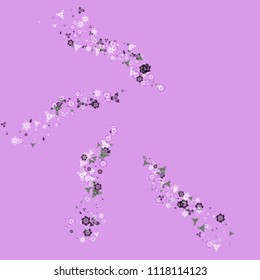 Light floral background. Spring background. Positive mood