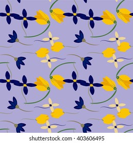 Light floral background in vector. Colorful spring natural cover, print, for web illustration