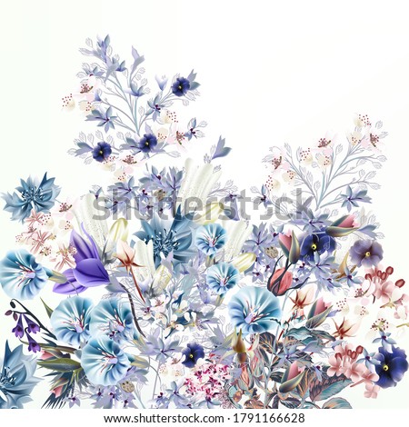 Similar – Image, Stock Photo Flowers Background Style