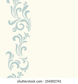 Light floral vintage seamless pattern