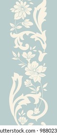 Light floral vintage seamless pattern