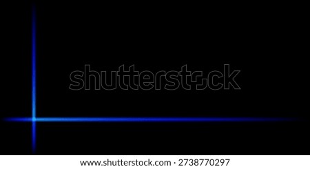 Light frame abstract. Glow effect. Glowing lines. Straight broken lines. LED glare tape. Shining neon streaks. Glowing streaks dark background. Luminous abstract sparkling. Beautiful glowing lines.

