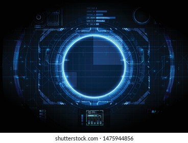 Light Futuristic Circuit Digital High Technology Background