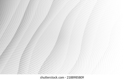 Light Futuristic Geometric Illustration Background. White Web Texture Element Design. Black Clean Graphic Layout Wallpaper. Bright Minimal Vector Shape Background.